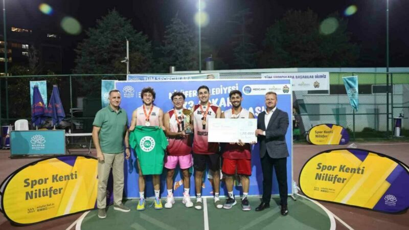 Nilüfer Belediyesi’nin Avrupa Hareketlilik Haftası kapsamında düzenlediği 3x3 Basketbol Turnuvası,