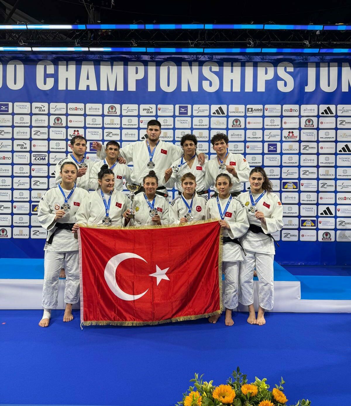 Osmangazi Belediyespor’un judocusu Avrupa kürsüsünde