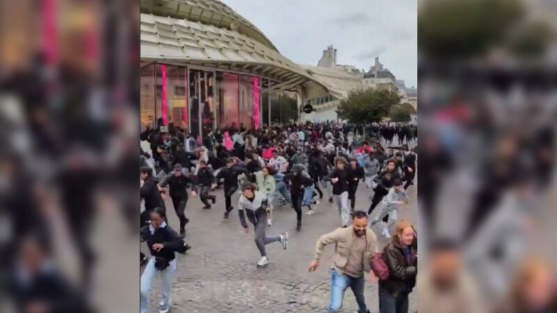Fransa'nın başkenti Paris'te, bir sosyal medya fenomeninin (influencer) düzenlediği ücretsiz