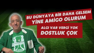 Bursaspor tribünlerinin dünyaca ünlü amigosu