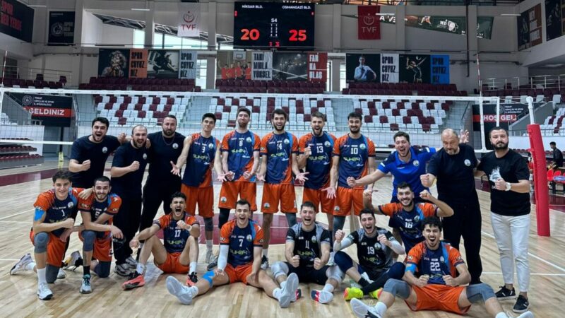 Osmangazi Belediyespor’dan deplasmanda fark yaratan zafer Arabica Coffee House Erkekler 1. Ligi’nde mücadele eden Osmangazi Belediyespor