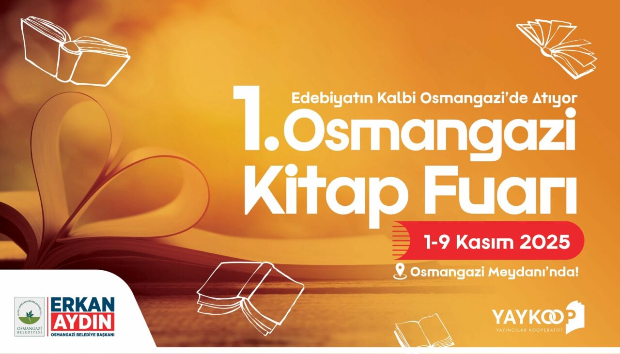 Osmangazi Kitap Fuarı başlıyor! İşte katılacak ünlü yazarlar