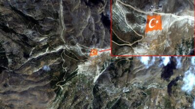 MSB yayınladı: Türk bayrağı uzaydan görüntülendi