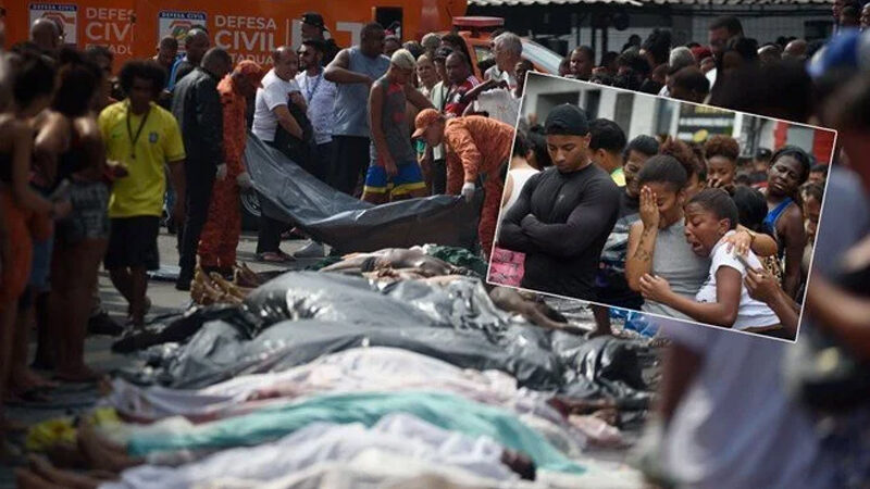 Uyuşturucu operasyonunda 132 kişi öldürüldü: Cadde cesetle doldu Brezilya tarihindeki en ölümcül polis operasyonunda en az 132 kişi