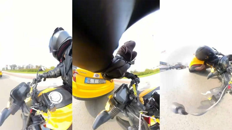 Bursa’da ‘görünmez’ kaza!