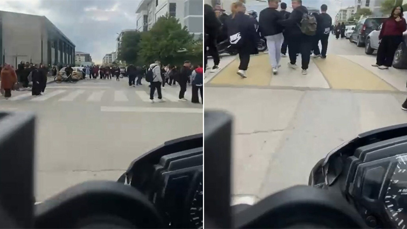 Yer: Bursa… Okul önünde yaptığı cezasız kalmadı