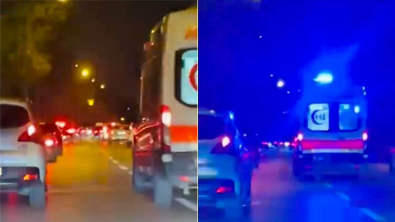 Bursa’da ‘fermuar sistemi’ ile ambulansa yol verdiler Bursa’da ‘fermuar sistemi’ ile ambulansa yol verdiler