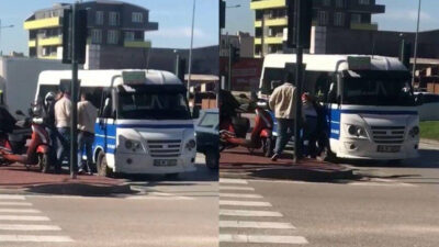 Bursa’da yol verme kavgası