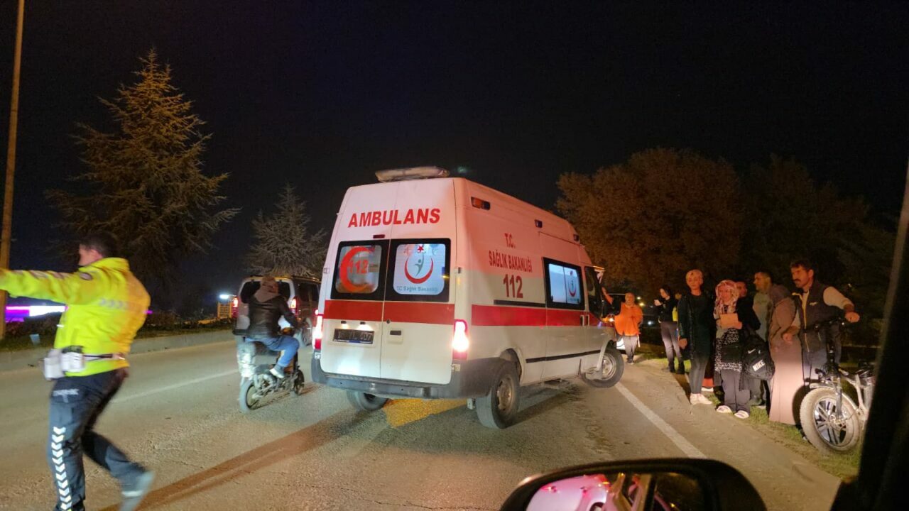 Bursa’da feci kaza: Otomobil bisikletliye çarptı