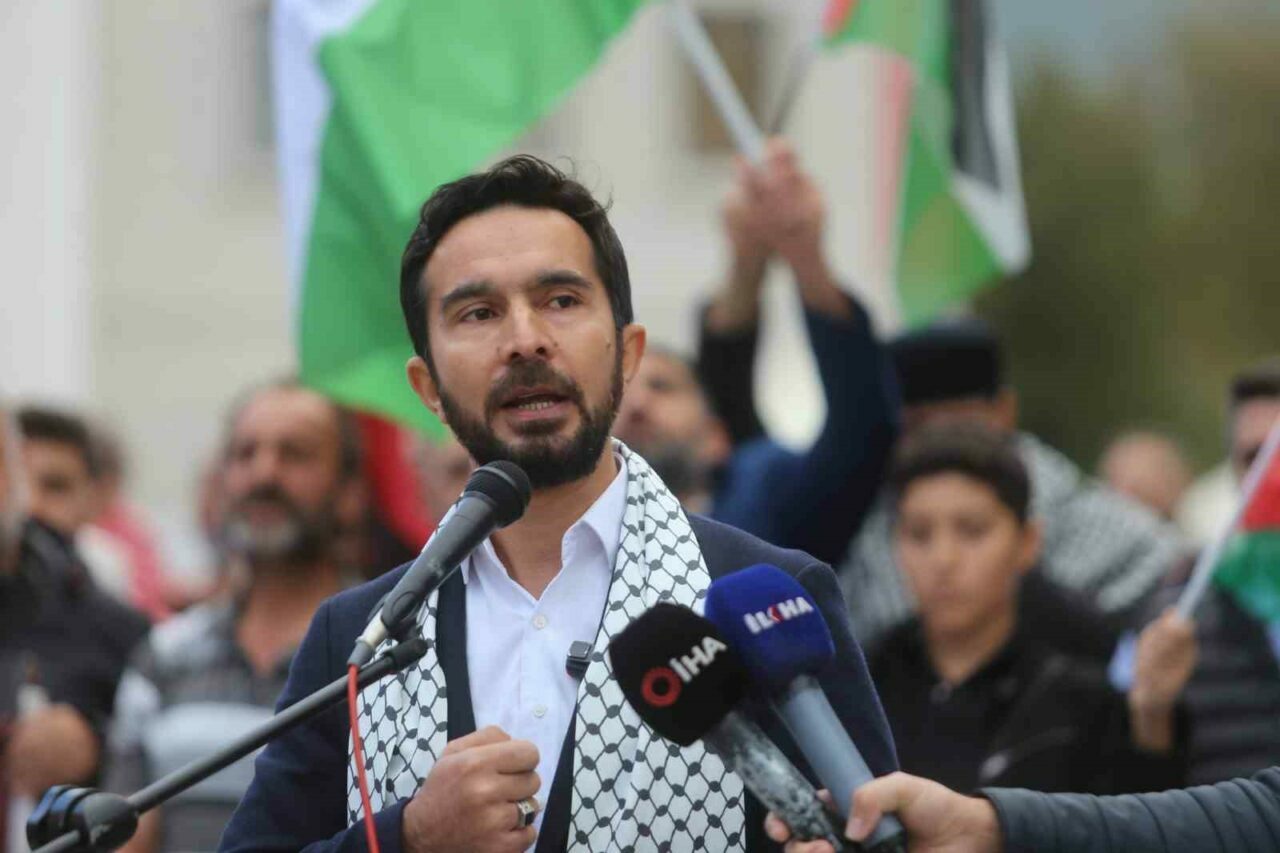 Bursa’da Filistin’e destek yürüyüşü