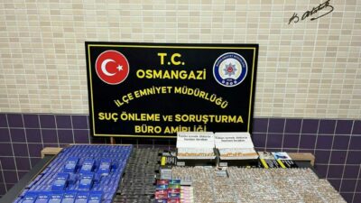 Bursa’da kaçak tütün operasyonu