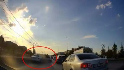 Bursa’da korkunç kaza! O anlar kamerada