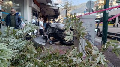 Bursa’da korkunç kaza! O anlar kamerada