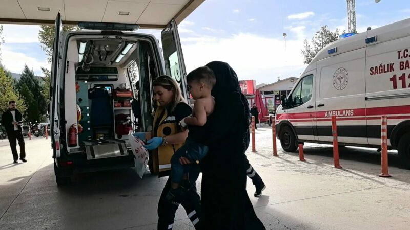 Bursa’da korkunç olay Bursa'nın İnegöl ilçesinde üzerine kaynar su bulunan çaydanlığın devrilmesi sonucu