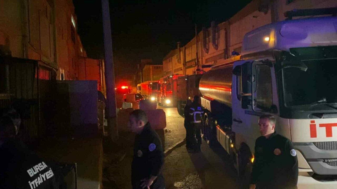 Bursa’da korkutan yangın