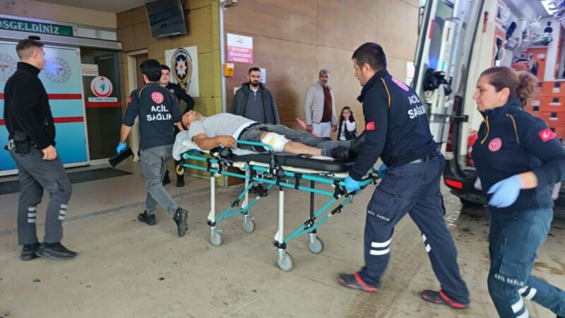 Bursa'nın İnegöl ilçesinde çıkan silahlı kavgada 1 kişi yaralandı.