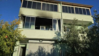 Bursa’da yangın: Yaşlı çift hastaneye kaldırıldı