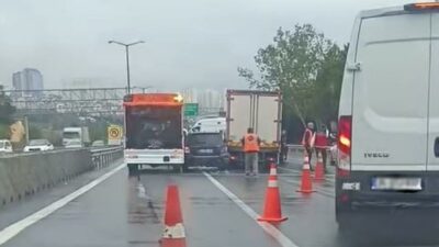 Geri viteste unutulan araç ikinci kazaya neden oldu