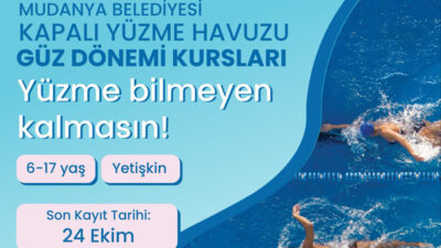 Bursa Mudanya’da yüzme bilmeyen kalmayacak! Son kayıt 24 Ekim
