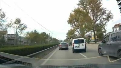 Görüntüler Bursa’dan… Faciaya davetiye çıkardı