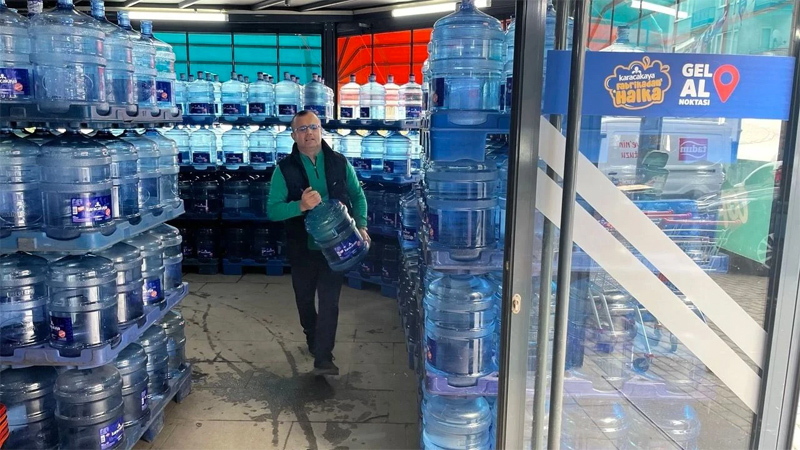 Bursalılar Gel-Al sistemiyle yerli su markasını zirveye taşıyor