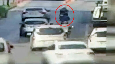 Otomobili üzerine sürerek ölümüne neden oldu: O anlar kamerada