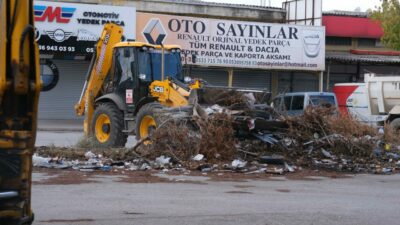 Bursa’daki o sanayi sitesinde kapsamlı temizlik!