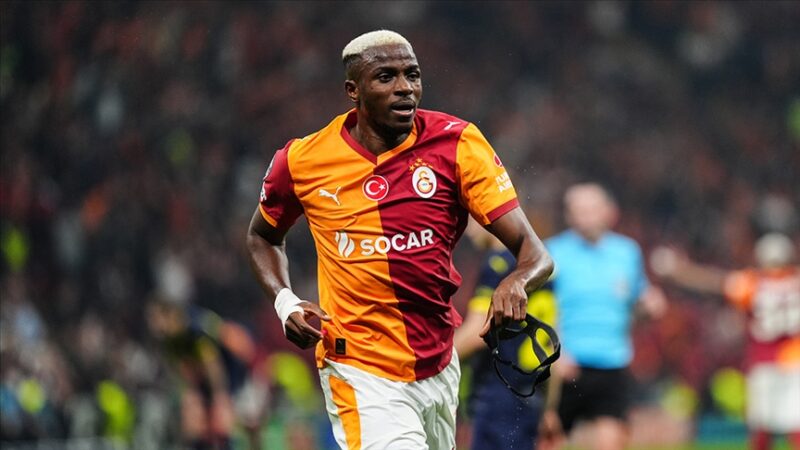 Galatasaray'ın Nijeryalı golcüsü Victor Osimhen, Türkiye'ye geldiğinden beri gösterdiği başarılı