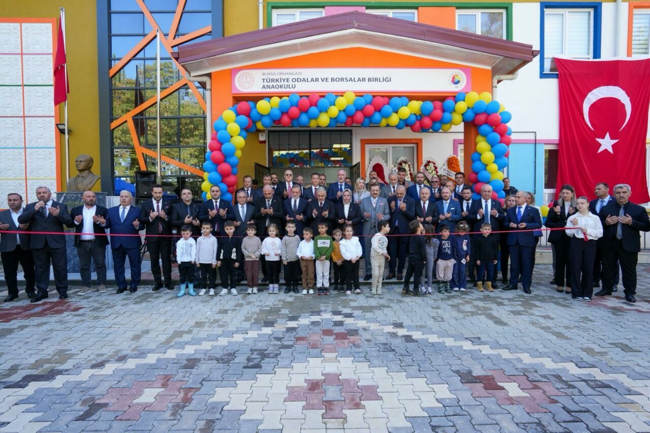 TOBB Başkanı Hisarcıklıoğlu, Bursa’da anaokulu açılışına katıldı