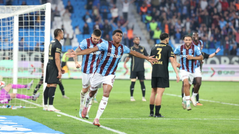 Trabzonspor, Süper Lig'in 8. haftasında evinde ağırladığı Kayserispor’u 4-0 yendi.