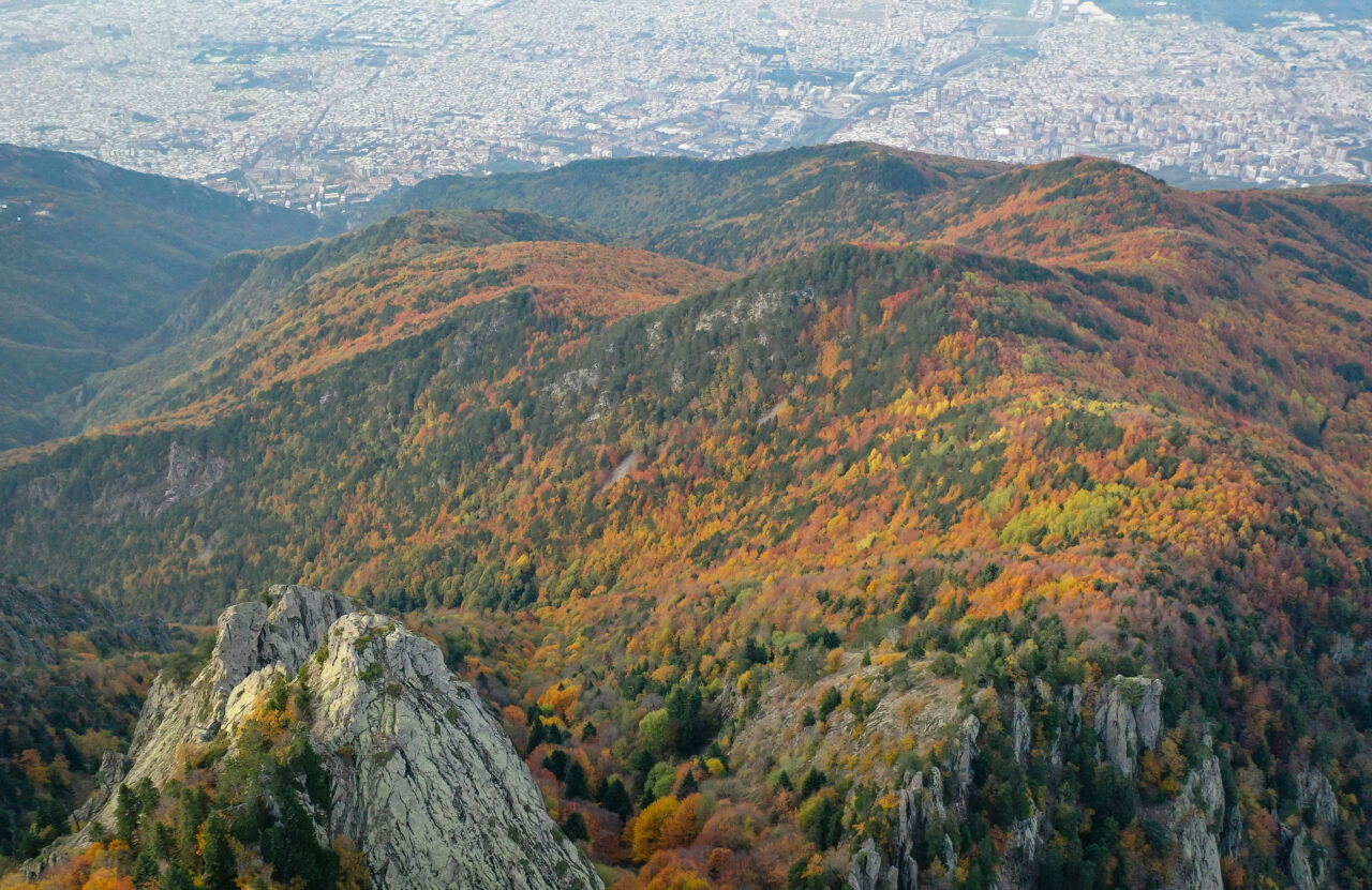 Uludağ’da sonbaharın renkleri büyüledi