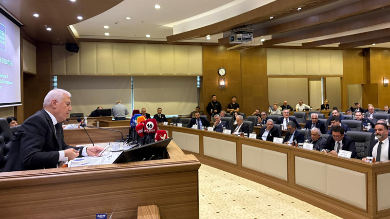 Bursa Büyükşehir Meclisi’nde su tartışması Bursa Büyükşehir Meclisi’nde su tartışması