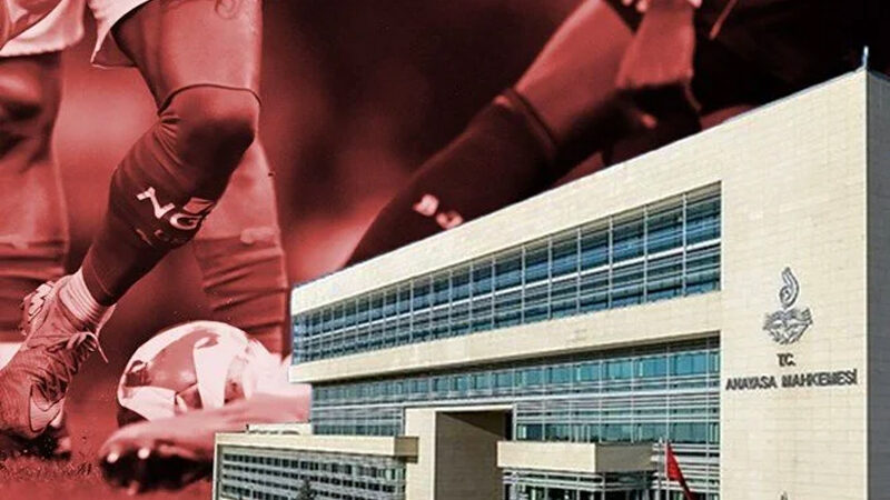 AYM’den TFF kararı! Yetki iptal edildi Anayasa Mahkemesi (AYM), Türkiye Futbol Federasyonuna (TFF), futbol müsabakalarını internette