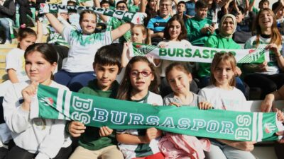 Osmangazi’de 100 çocuk ilk kez Bursaspor maçına gitti