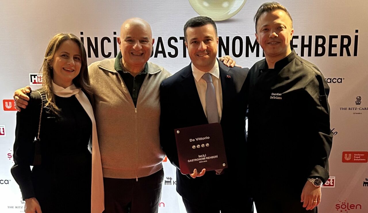 Mövenpick Hotel bünyesindeki Da Vittorio’ya ‘4 İnci’ ödülü