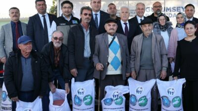 Bursa’da çiftçiye tamamı hibe tohum desteği