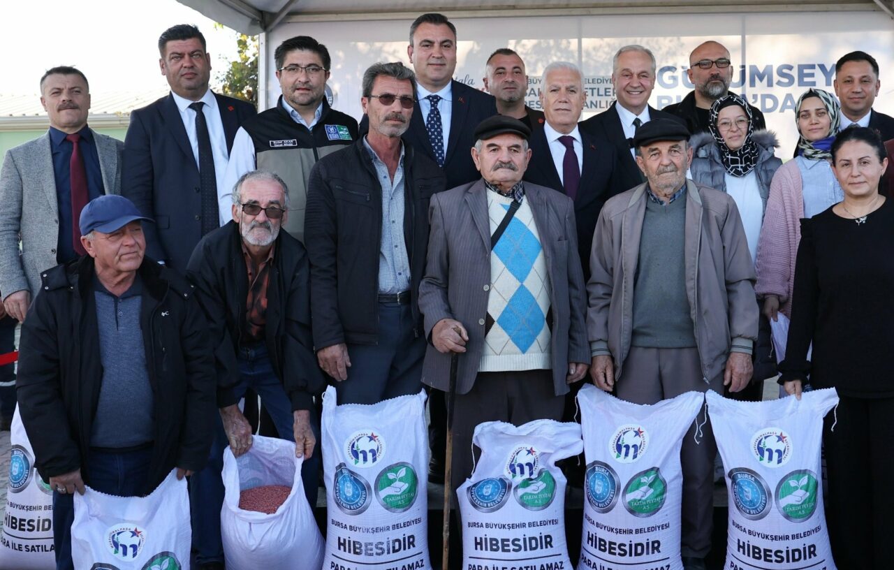 Bursa’da çiftçiye tamamı hibe tohum desteği