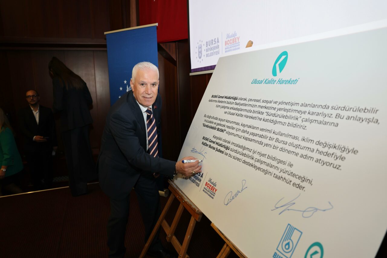 Bursa’nın suyu için yeni süreç! BUSKİ’de imzalar atıldı…