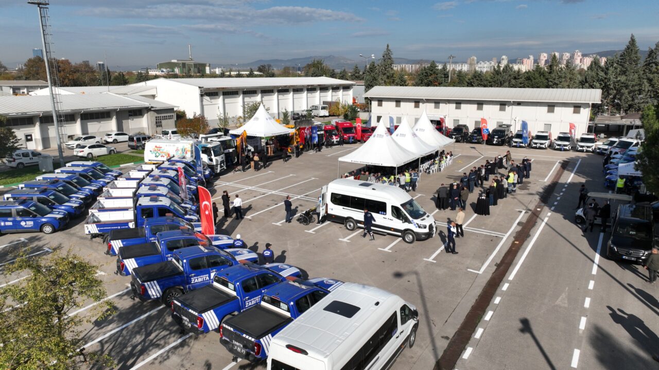 50 yeni araç Bursalıların hizmetinde!