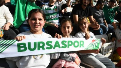 Bursa’da 100 çocuk ilk kez Bursaspor maçına gitti