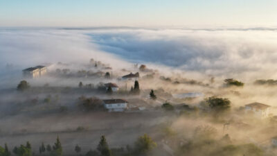 Bir şehir böyle görünmez oldu