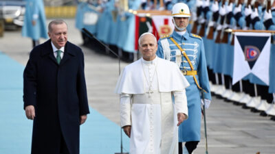 Papa 14. Leo, Türkiye’de! Beştepe’de resmi karşılama