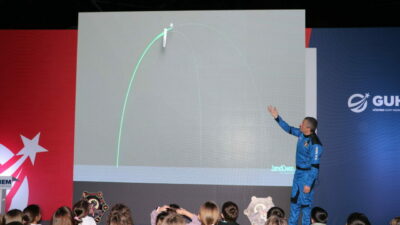 Astronot Gökhan Erdem, Bursa’da öğrencilerle buluştu