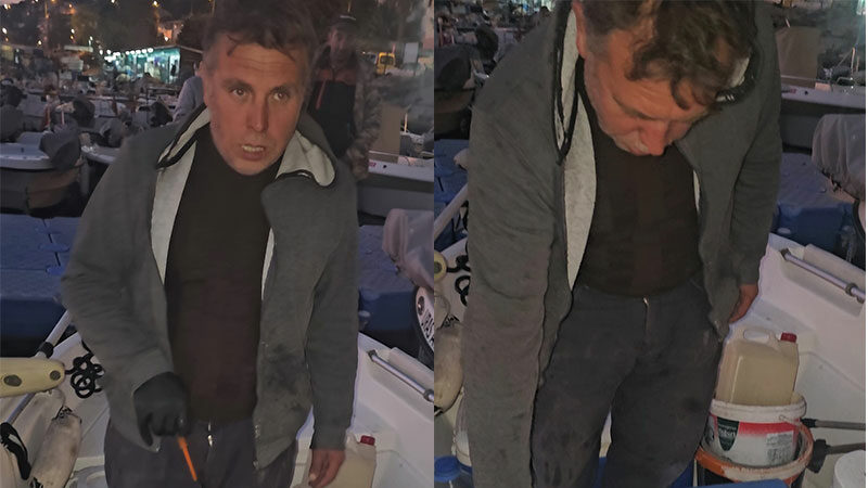Bursa sularında alarm! Balıkçılar şok oldu… Gemlik Körfezi’nde oltasını denize atan amatör tekne oltacısı Ömer Pişman,