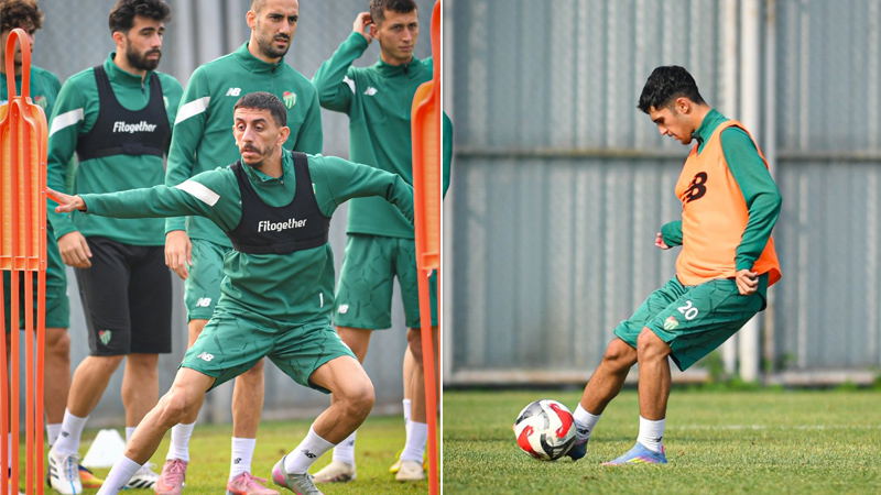 Bursaspor pas ve taktik çalıştı Bursaspor pas ve taktik çalıştı