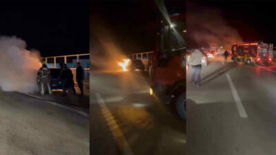 Bursa’da korku dolu anlar! Alev alev yandı