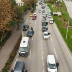 Bursa’da Ata’ya saygı drone kamerasında