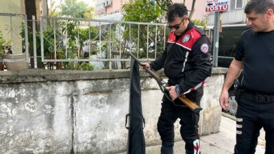 Bursa’da ’huzur’ uygulaması! Üzerinde av tüfeği bulundu