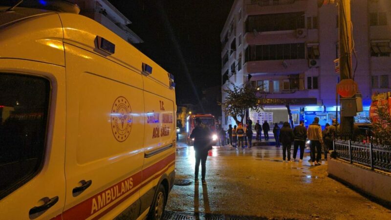 Bursa’nın Mudanya ilçesinde 4 katlı apartmanın 2'nci katındaki ev, çıkan