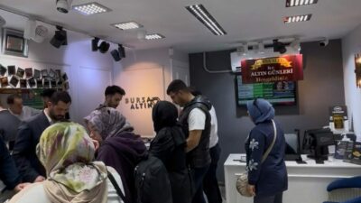 Bursa’da kuyumcuda ‘altın günü’ dönemi